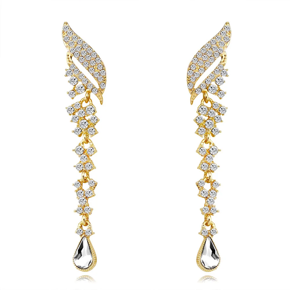 

European and Americans exaggerated temperament bride wedding Earrings popular Earrings Jewelry