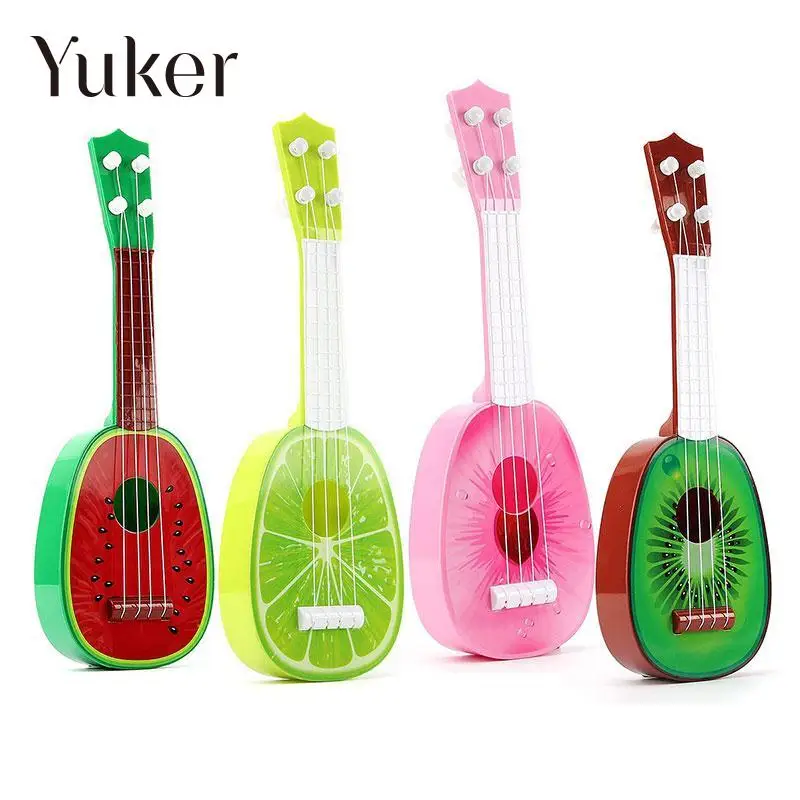 Yuker Kids Fruit Ukulele 4 Strings Small Guitar font b Musical b font font b Instrument