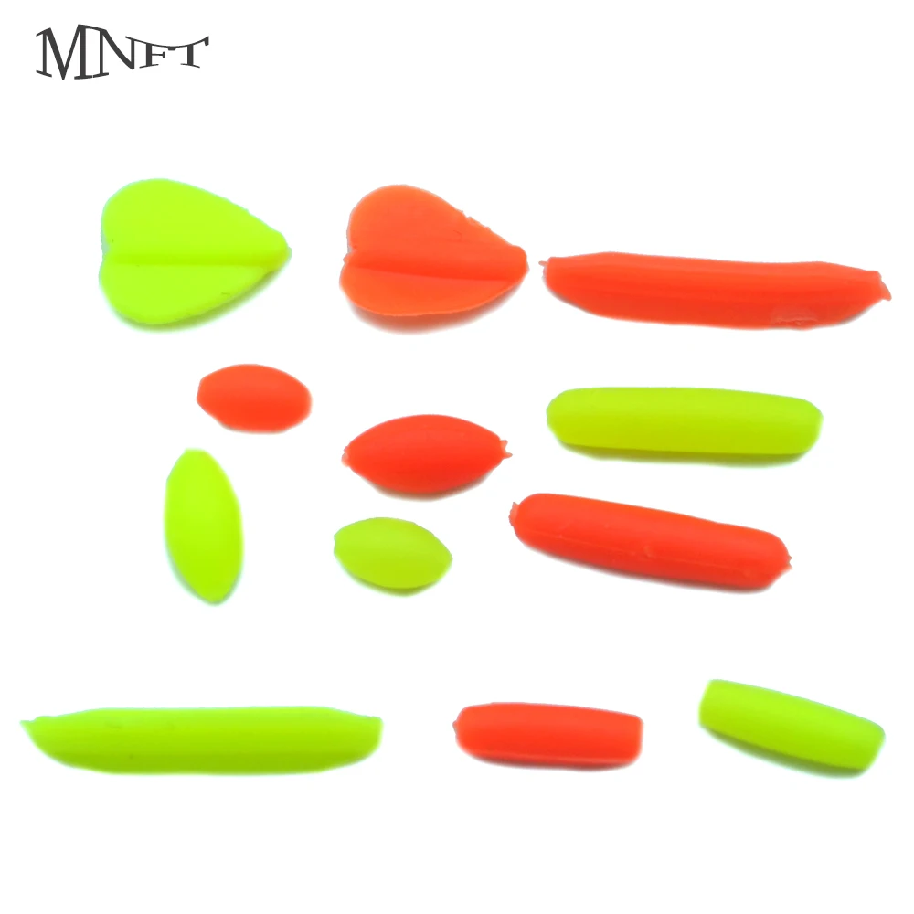 MNFT 300Pcs Rubber Fishing Float Space Beans Float Tip floating Bean