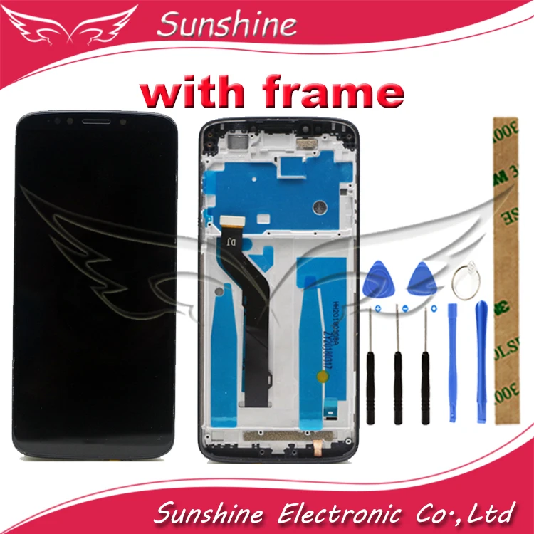 

Touch Screen LCD Display Digitizer For Motorola Moto E5 Plus LCD Display Touch Panel Assembly L3200 With Frame