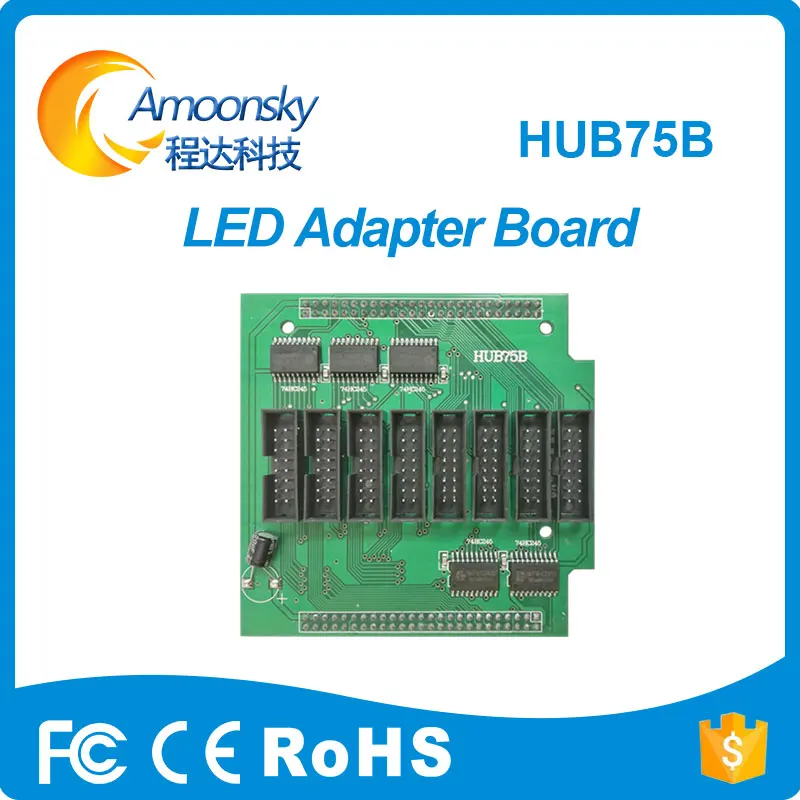 Hub75B светодиодная плата адаптера led pinboard для linsn принимающая карта rv801 rv801a rv801d rv901