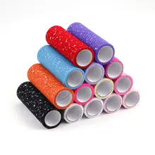 

1 piece 15cm*10 Yards Glitter Sequin Tulle Roll Tutu Fabric DIY Baby Show Wedding Party Decor Festive Dress Laser Craft Supplies