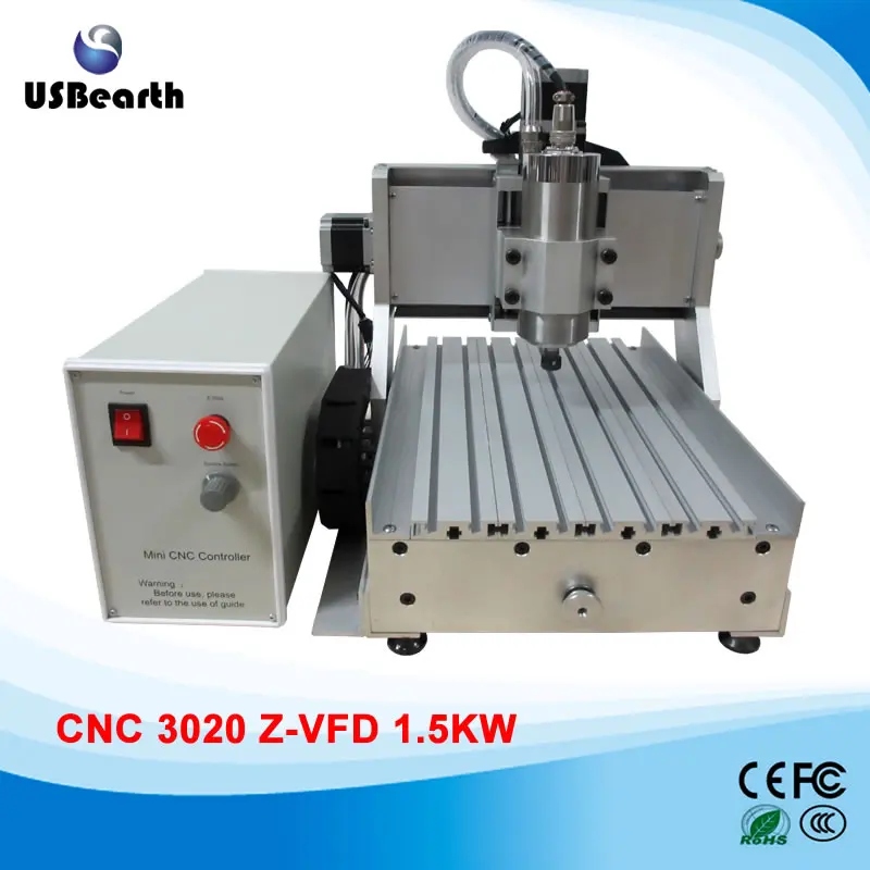

Newest 3axis CNC Router LY CNC3020Z-VFD1.5KW Engraver