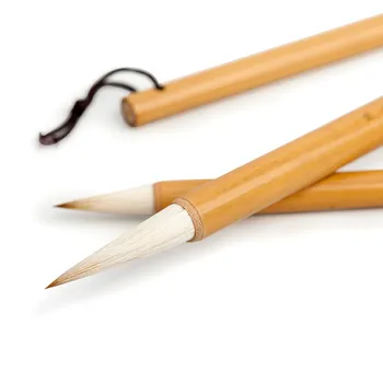 

Chinese Calligraphy Brushes Pen Set Woolen Hair Bai Yun Regular Script Brush Multiple Hair Traditional Chinese Painting Brush