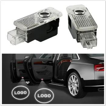 

2x LED Car-styling Door Welcome Light Projector Logo Lamp Car Accessories For Touare.g Passat B5 B5.5 Phaeton welcome door light