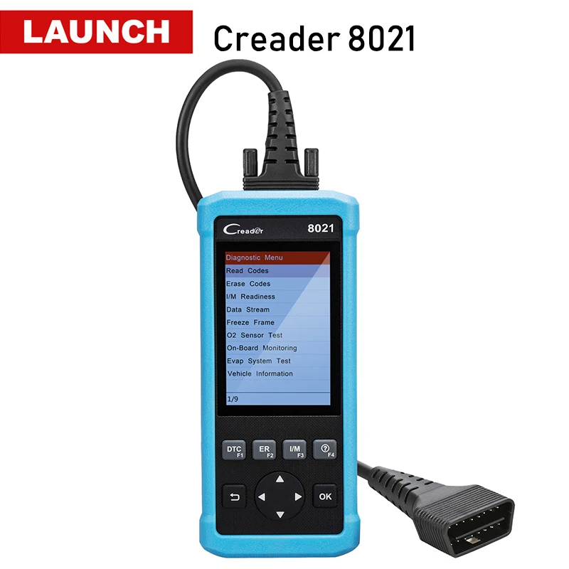 Launch CReader 8021 Code Reader Automotive Scan Diagnostic Tool with BMS/EPB/Oil/SAS Reset and Full OBDII/EOBD Functions Scanner Launch CReader 8021 Code Reader Automotive Scan Diagnostic Tool with BMS/EPB/Oil/SAS Reset and Full OBDII/EOBD Functions Scanner