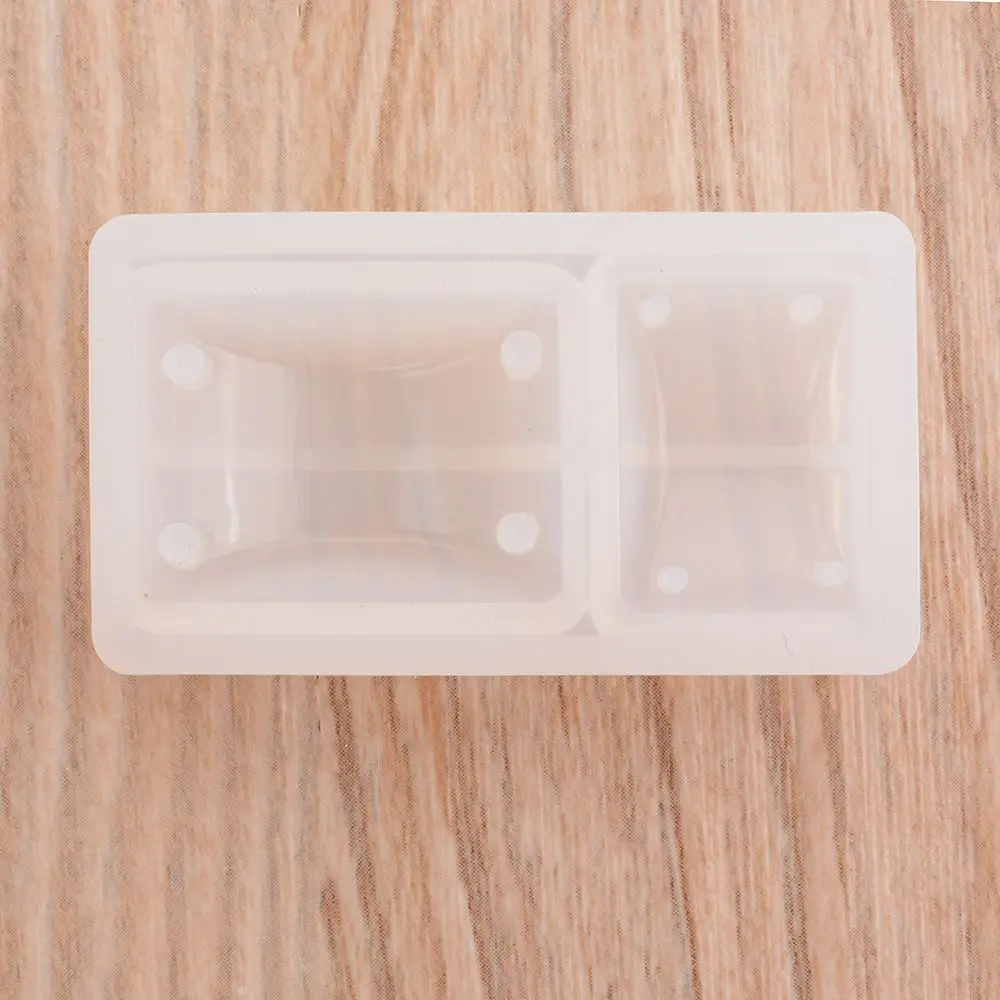 

Rectangle Silicone DIY Mold Bracelet Pendant Jewellery Making Mould Resin Hole Fondant Sugarcraft Cake Decorating Tools