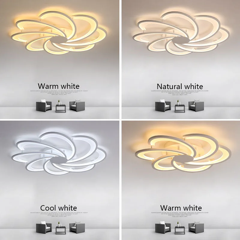 Creative Flowers led ceiling lights for living room lights bed room home lighting led lamp lampara