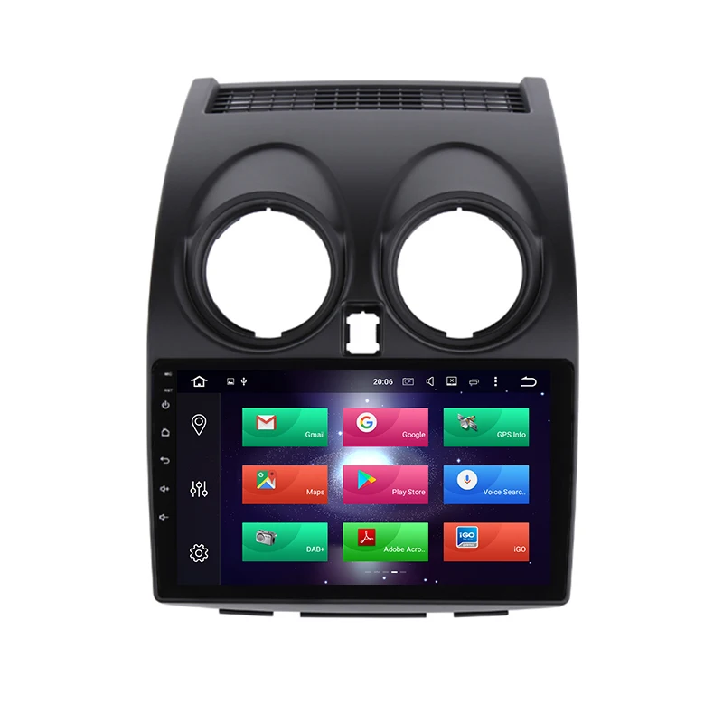 Clearance Aoluoya IPS 4GB RAM 32GB ROM Octa Core Android 8.0 CAR DVD Player For Nissan Qashqai 2007 2008 2009-2013 Radio GPS Navigation BT 3