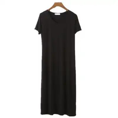 cotton tee shirt maxi dress