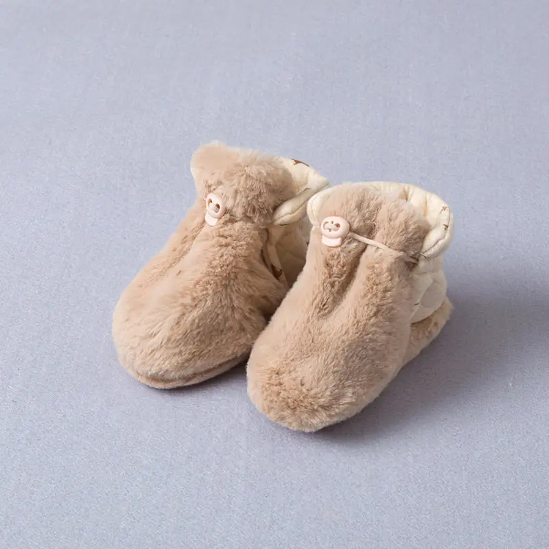 Детская обувь цвет хлопок детские шаг обувь для малышей пол хлопок обувь 0-1 лет мягкая подошва Нескользящая осень-зима