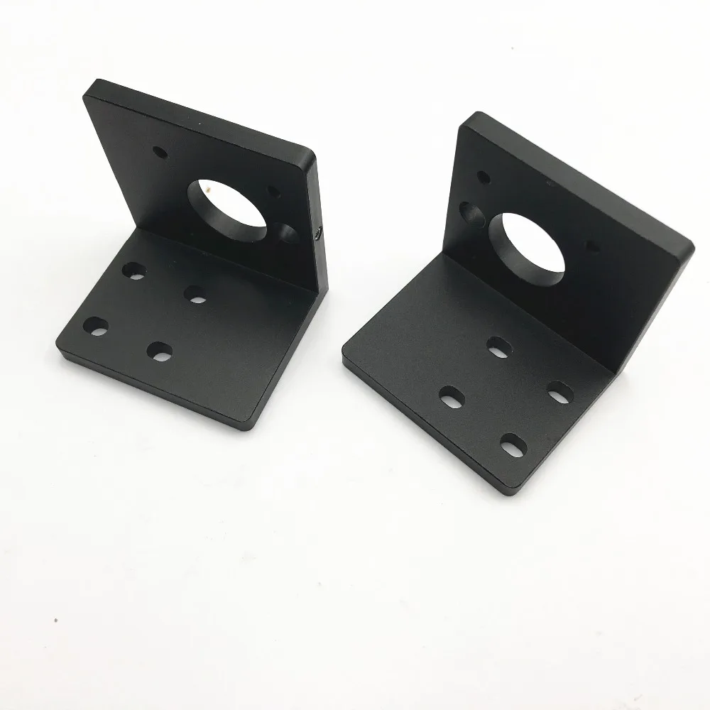 Продажа 22 мм hole расстояние AM8 Anet A8 3d принтер Экструзионная версия черный анодированный Z оси шаговый двигатель крепление и верхний стержень держате...