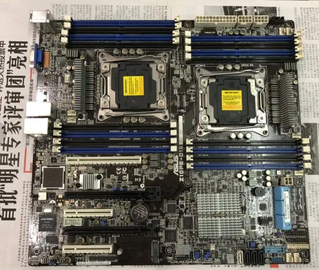  Z10PE-D16 server motherboard DDR4 memory support E5-2600 V3 V4 used 90%new