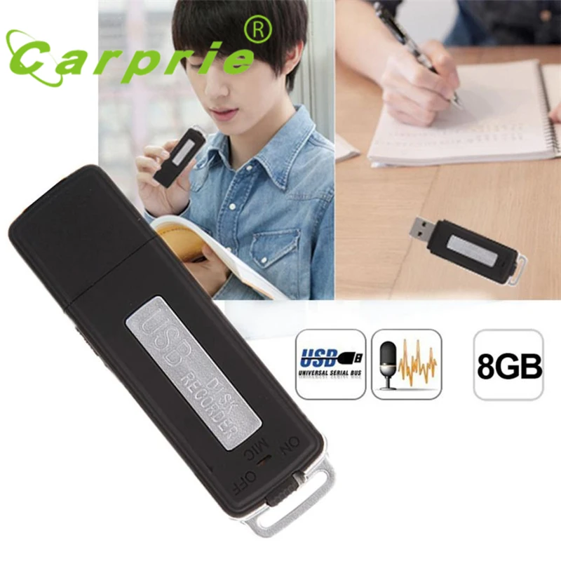 Mini 8GB USB Disk Pen Flash Drive Digital Audio Voice Recorder 150 hrs Recording 2017 New_KXL0626