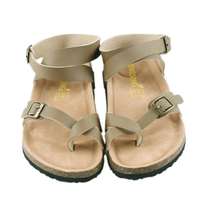 

New Style Summer Unisex Lovers Beach Sandals Flats Cork Gladiator Beach Shoes Slippers Zapatos Mujer Sandalias Plus Size 45