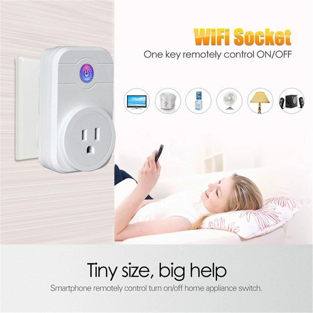 

Wifi Smart Socket EU/UK/US Safety Protection 750 Degree Automatic Flame Retardant for IOS/Android Timing Smart Home Switch