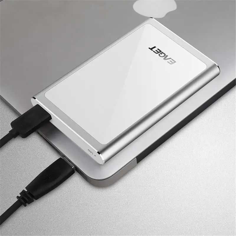 Оригинал EAGET G90 2,5 дюймов Ультратонкий USB 3,0 Портативный высокое Скорость внешний жесткий диск 2 ТБ противоударный мобильный HDD