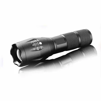 

1 x Tactical FlashlightHigh Powered 5 Modes Zoom Telescopic Aluminum Focusing LED Alloy YO-46