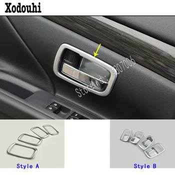 

Car Cover Stick Trim ABS Matte Door Inside Inner Handle Bowl Frame Lamp 4pcs For Mitsubishi Outlander 2016 2017 2018 2019