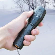 UniqueFire High-Light Zooming Cree T6 Camping LED Torch Flashlight 10W Powerful Waterproof Tactical Flexible Lamp Troch For Camp