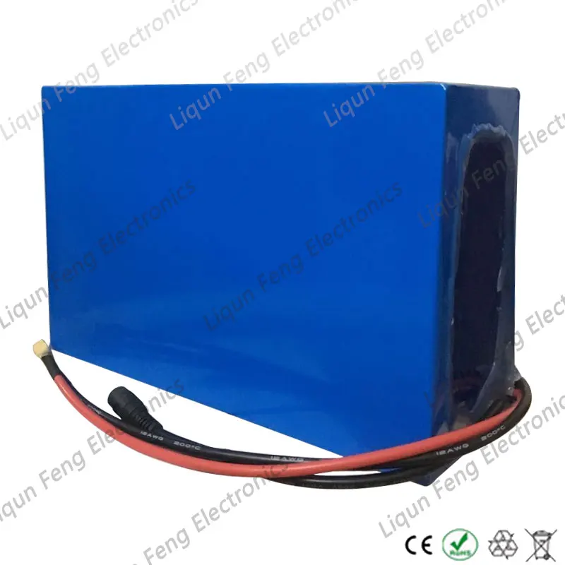 Top 52V use LG Cell Battery 52V 30AH Lithium Battery pack 52V 30AH Electric Bike Battery 58.8V 5A Charger for 48V 1000W 2000W Motor 2