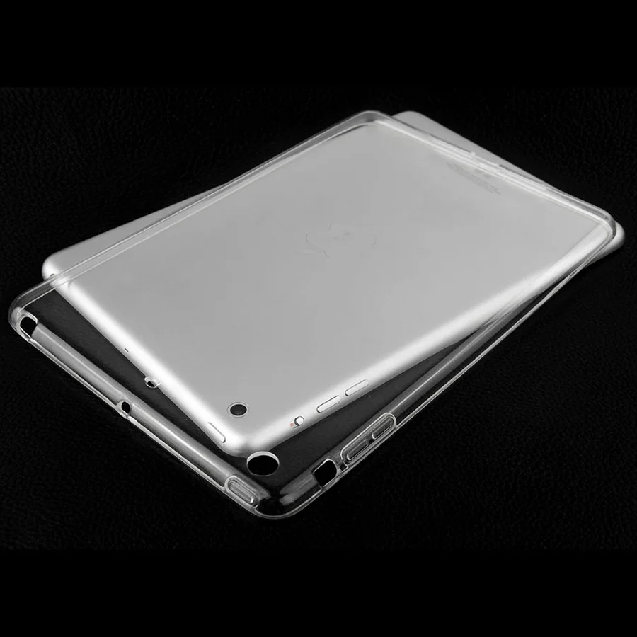 Soft TPU Case Cover For iPad mini 1 2 3 4 For iPad Air 1 2 Ultra thin Durable Silicon Transparent Back Cover Case for iPad 2 3 4 (6)