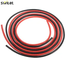 1,5 м черный+ 1,5 м красные силиконовые провода 12AWG гибкие многожильные медные кабели для RC Электрические Провода