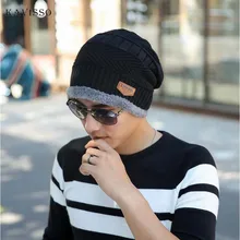 Модные бархатные зимние шапки для мужчин и мальчиков, 6 цветов, теплые шапки, вязаная шапка, Мужская утепленная шапка черепки, шапки, Трендовая шапка