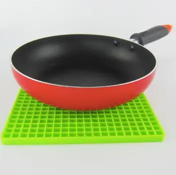 

7-inch Silicone Pot Holder, Trivet Mat, jar Opener, spoon Rest Non Slip, Flexible, Durable, Heat Resistant Hot Pads Thicker