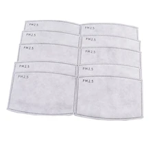 10 шт./компл. PM2.5 фильтр Бумага Анти-туман Рот маска от пыли фильтр Бумага здравоохранения самостоятельного использования маски