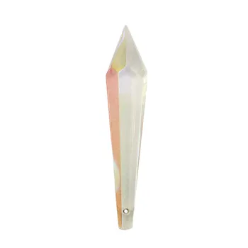 

80mm 50pcs AB Crystal Glass U-drop Prism Pendants Chandelier Parts For Square Decoration Wholesales
