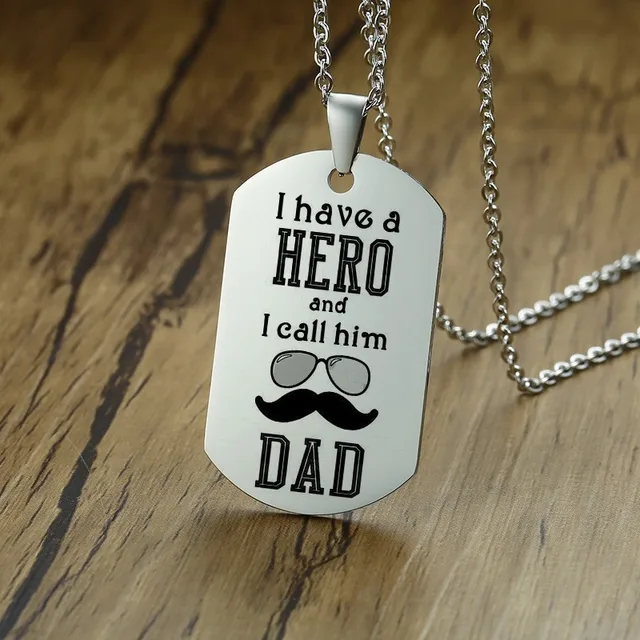 Stainless Steel Dog Tag Necklaecs for Men with Arious Engravings