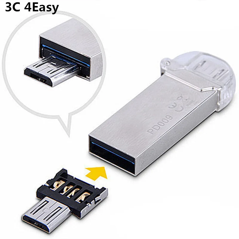 

MINI Micro V8 Adapter Micro Android to USB 2.0 OTG Cable Adapter for Xiaomi Huawei ZTE LG U Disk Keyboard Mouse Metal Adaptor