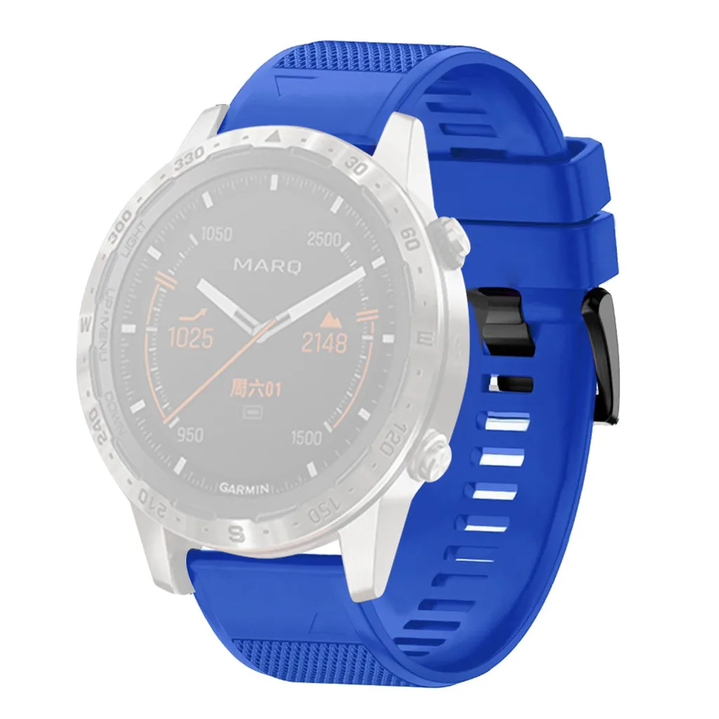 Smartwatch Smartband замена из силикагеля, мягкий ремешок быстрой установки для Garmin MARQ 5 стиль смарт-часы ремешки для часов