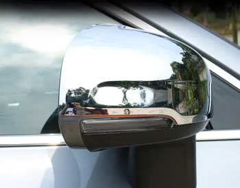 

For Volvo XC60 2018 ABS Chrome 2pcs Outer Rear View Side Door Mirror Cover Cap Trim car styling