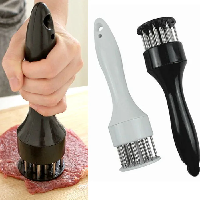 Домашний Дизайн Кухня инструменты профессия мяса Tenderizer игла с Нержавеющая сталь Кухня инструменты леверт Быстрая O17