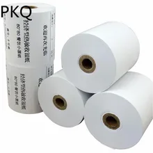 2 рулона 80*80 мм 55 м термальная бумага для печати чеков POS принтер 58 мм бумага для мобильного POS мобильного торгового центра кассовый аппарат бумага для принтера