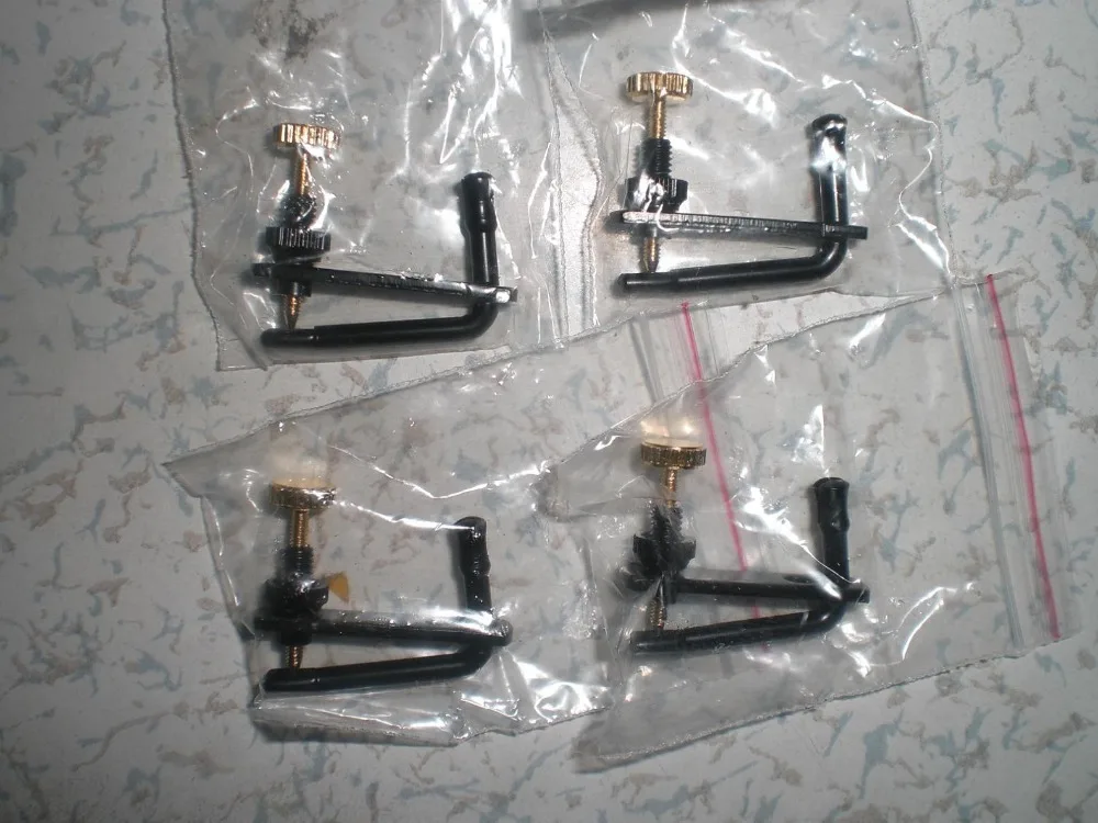 

52 PCs Black & Gold Color Violin Fine tuners 3/4 to 4/4 size