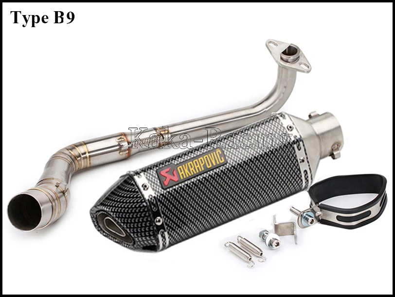 N-MAX 155 мотоцикл Akrapovic глушитель выхлопной трубы для Yamaha NMAX155 NMAX125 N MAX NMAX 155