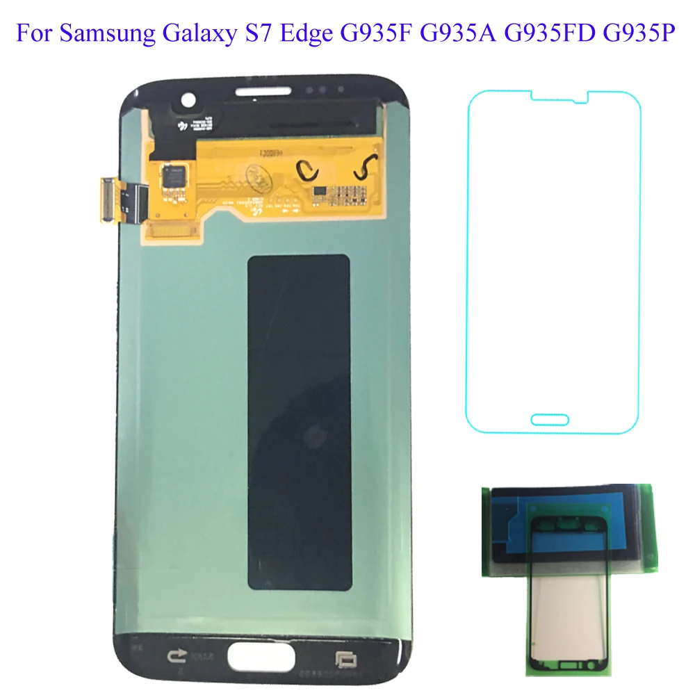

Super LCD For S7 Edge G935F G935A G935FD G935P Display 100% Tested Working Touch Screen Assembly For Samsung Galaxy S7 Edge