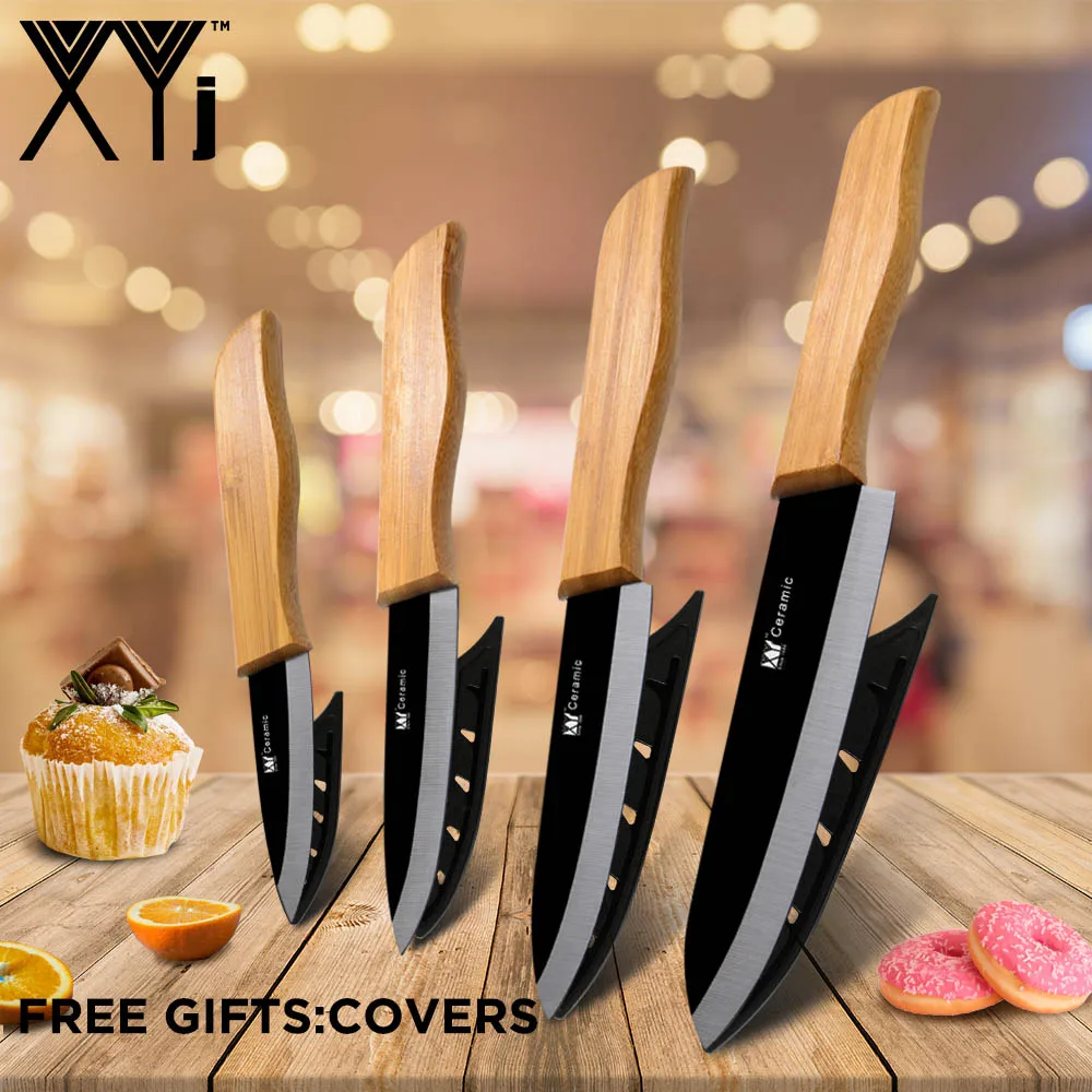 XYj Meat Cleaver Chef Knives Zirconium Oxide Ceramic Kitchen Knife Sets Cook Chef's Knife Utral