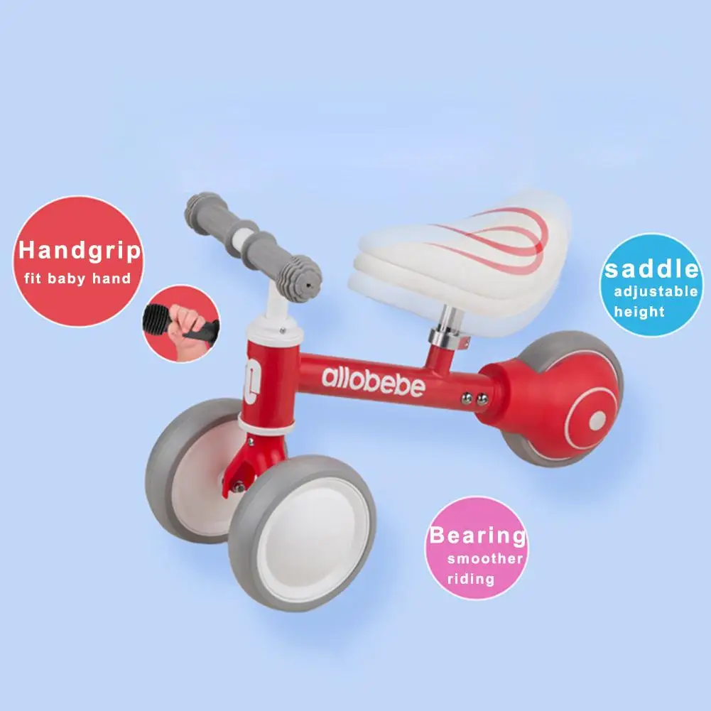 Clearance Baby Balance Toys Bike Toddler Toys No Pedal 3 Wheels Stable Bicycle Kids Walker Baby Balance Bike help baby Learn To Walk 4 Clearance Baby Balance Toys Bike Toddler Toys No Pedal 3 Wheels Stable Bicycle Kids Walker Baby Balance Bike help baby Learn To Walk 4