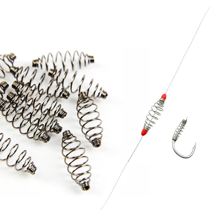 

Spring Fishing Hooks 100pcs Set Barbed Swivel Jig Carp Hook Single Circle Fishhook Fly Fishing Accessories Carp Tackle Tool