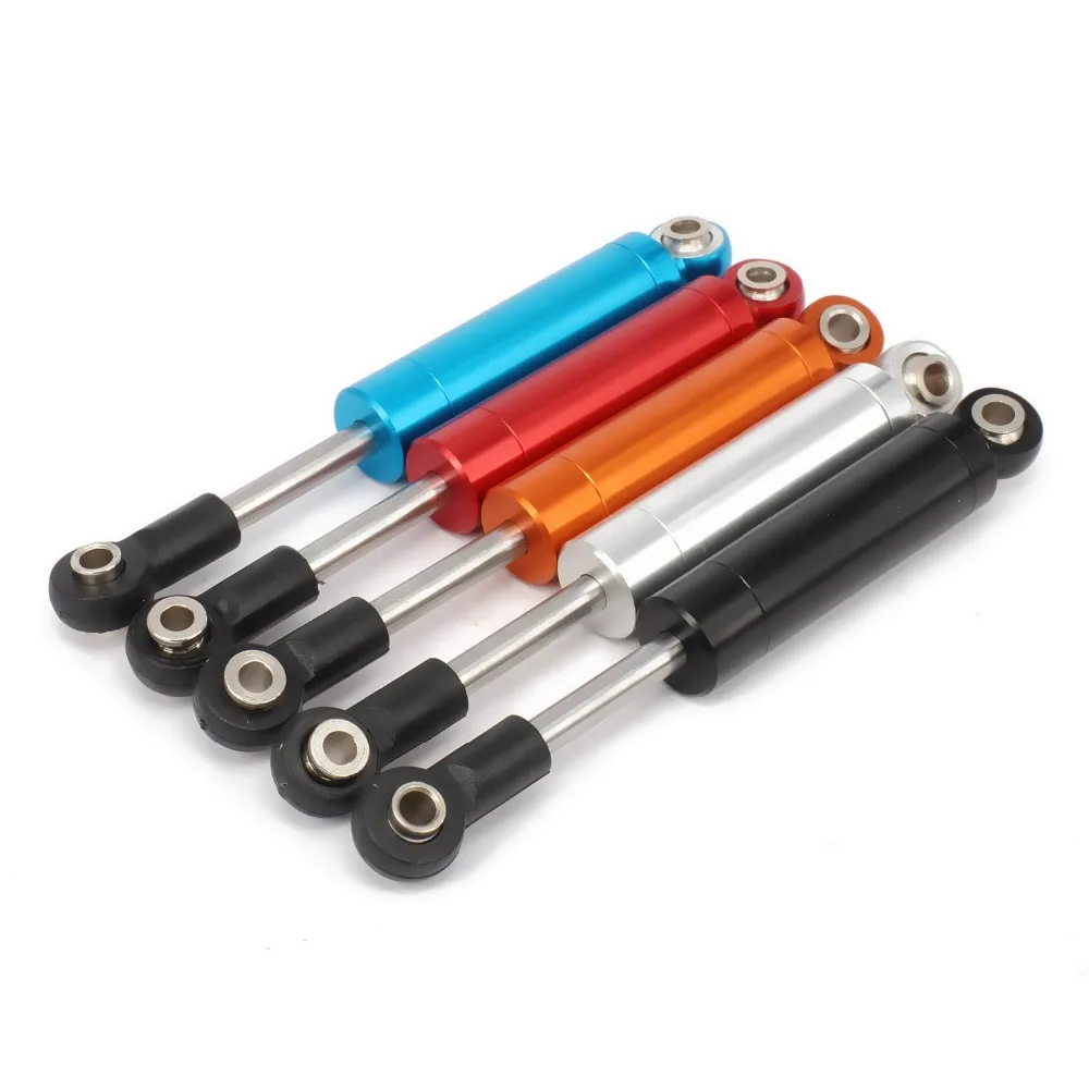 RCAWD 2PCS 82mm Long Alloy Aluminum Internal Spring Shock Absorber