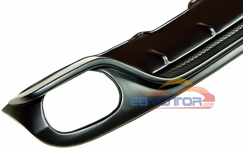 Окрашенный стиль решетка заднего губ Диффузор Подходит для Audi A4 B8 Non-Sline Бампер 2008-2012 A003F