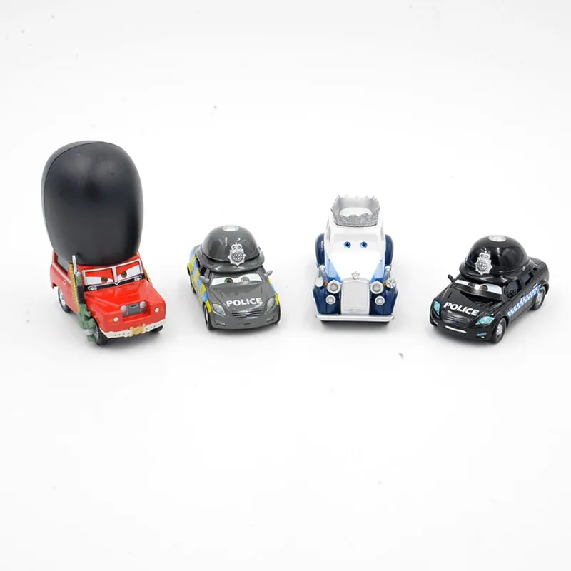 Disney Pixar Cars The Queen британский полицейский литой металл модель автомобиля из сплава