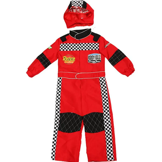 red racing driver costume for children race car driver costume