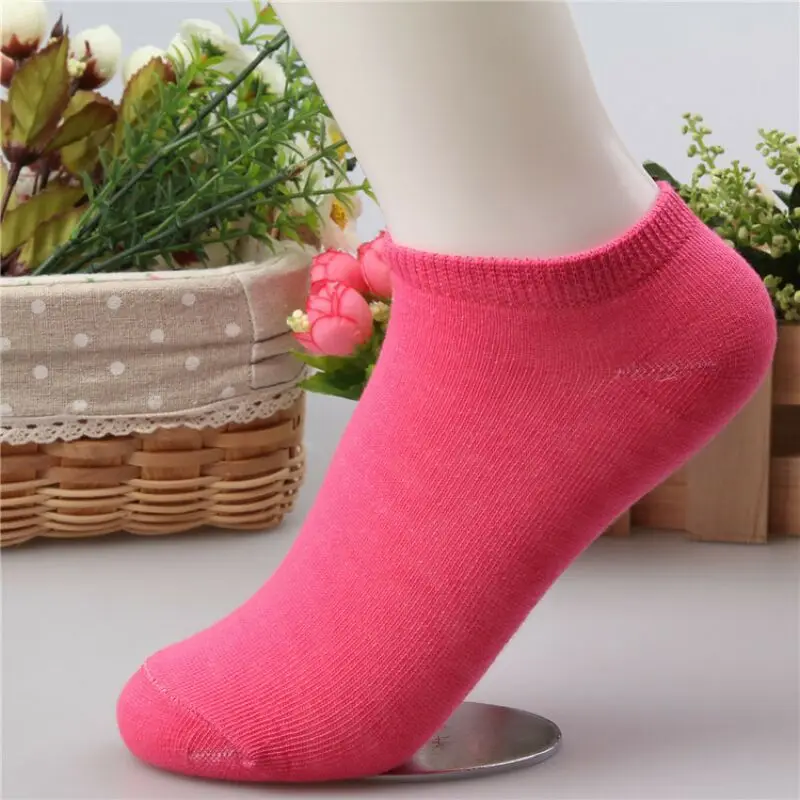 10 пар/лот = 20 штук женские носки-лодочки модные однотонные носки-лодочки женские неглубокие невидимые разноцветные женские носки