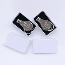 20x индивидуальный свадебный подарок на заказ Гравировка ногтей клипер брелок открывалка для бутылок вечерние с белой коробкой