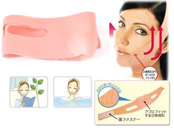 

Hot Sale Silicone Face-lift Band Face Lift Firming Skin Care Slimmer Face Care Slimming Cream Slim Shaper Beauty Mask 50pcs